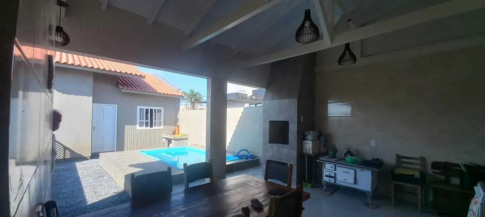 Casa Com Piscina A 300 Metros Da Praia De Canto Grande Bombinhas
